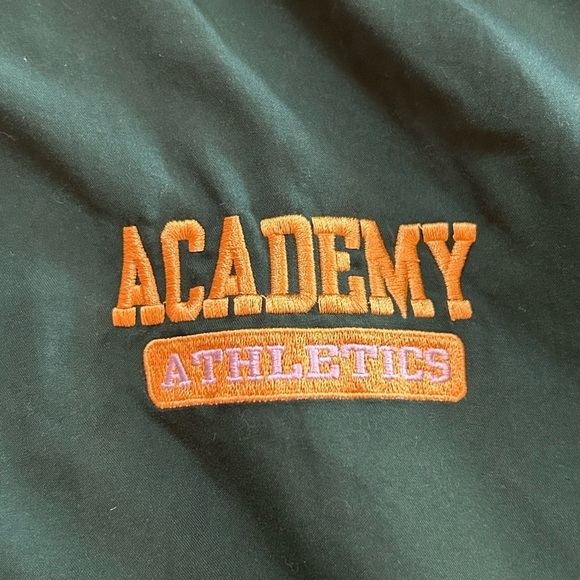 Russell Academy Athletics BFA St. Albans VT Men's Full Zip Windbreaker Green XXL - Picture 6 of 11